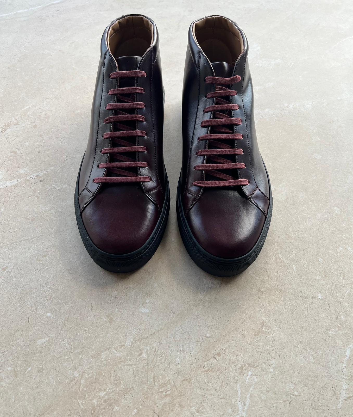 The SF-01 v3 Mid-top Sneakers in Horween Chromexcel