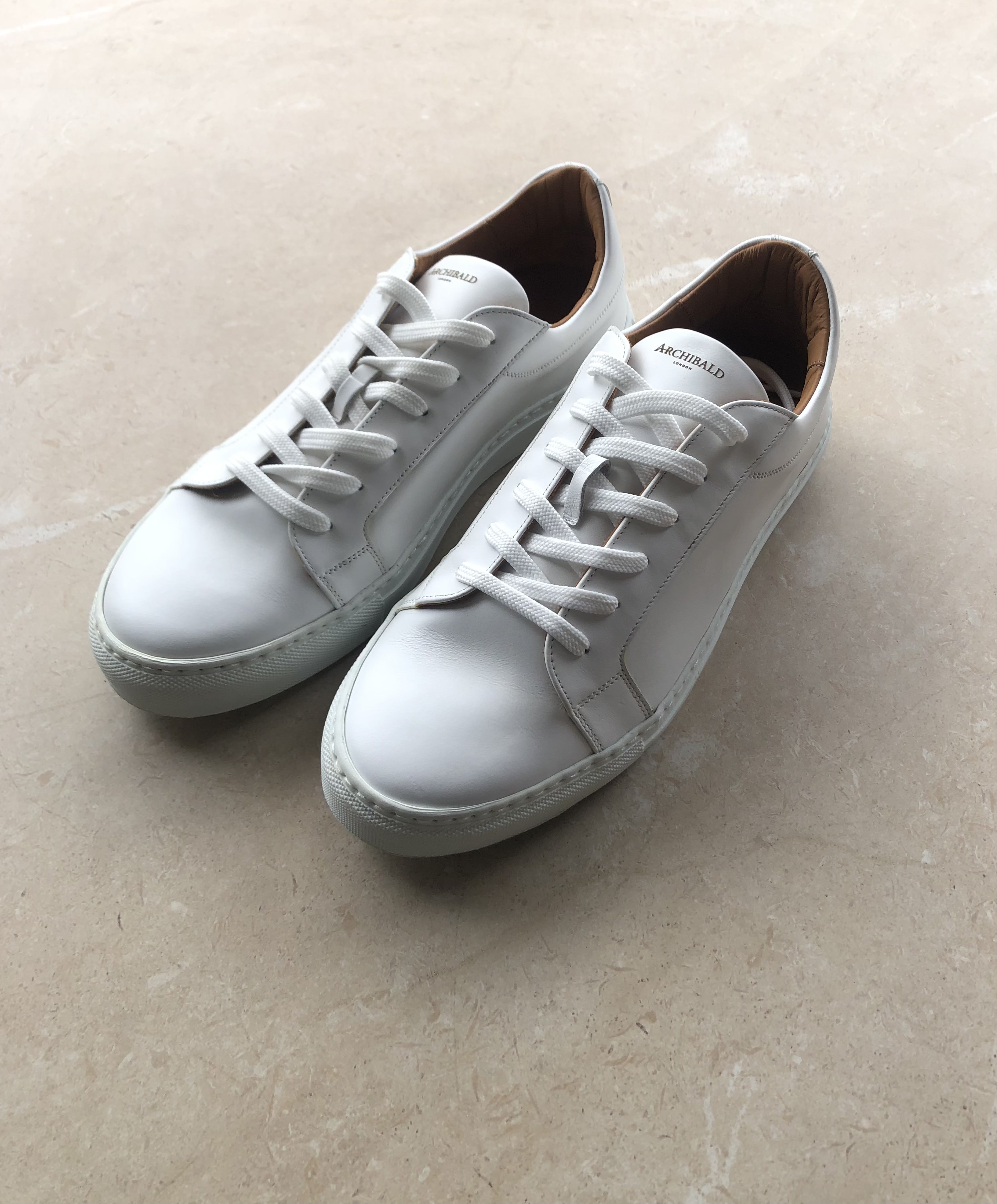 Ghirlandina v4 Low Top Leather Sneakers - White Calfskin, White Sole ...