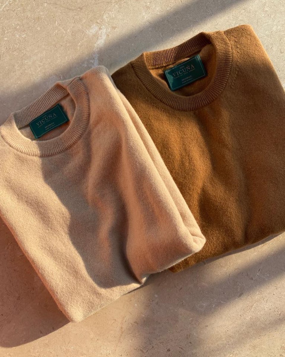 The Perfect Men's Crewneck in Vicuña