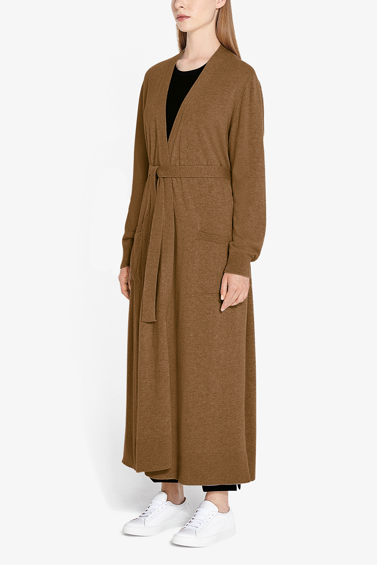 The Women's Belted Robe in Vicuña