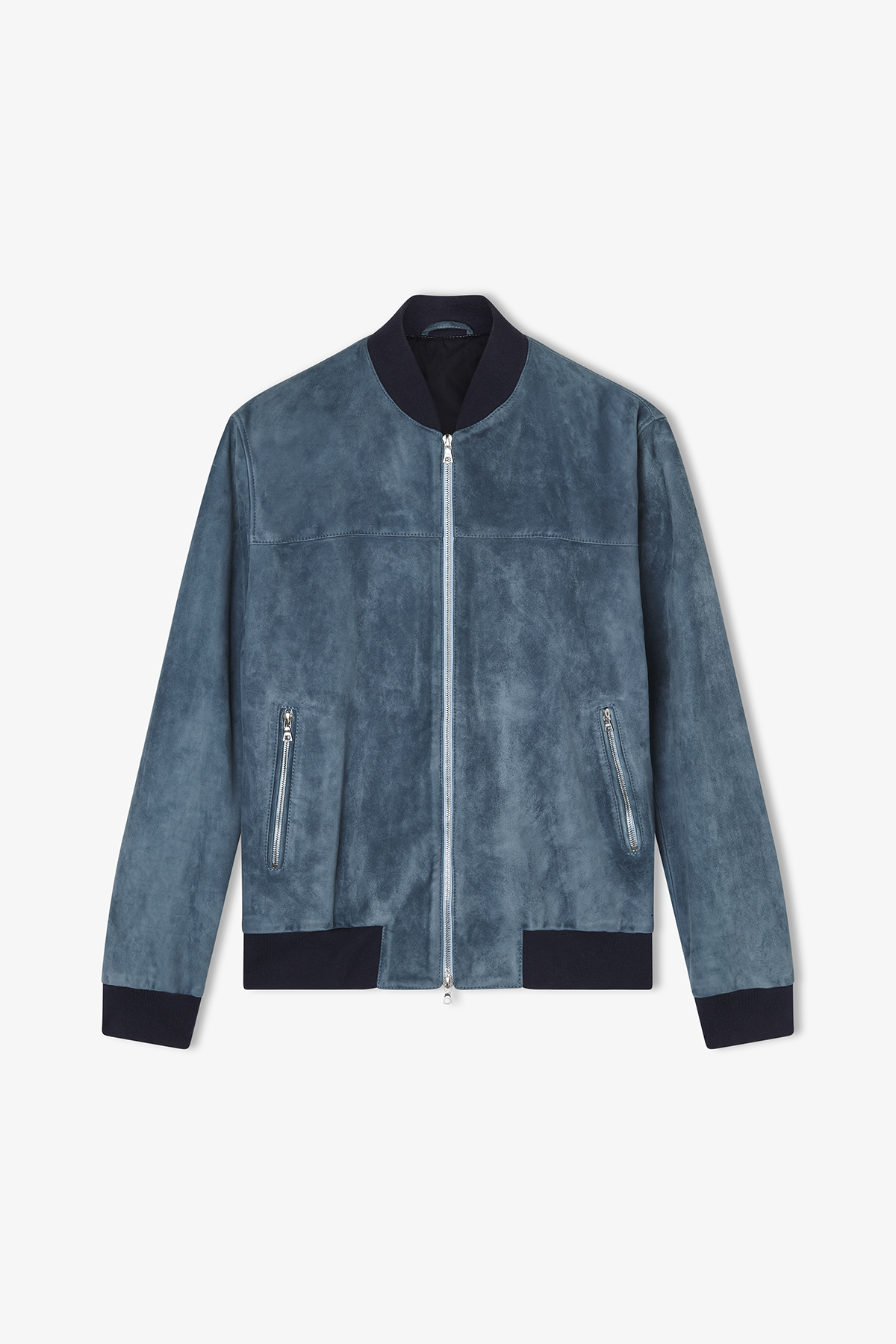 The Bomber Jacket in Soft Suede
