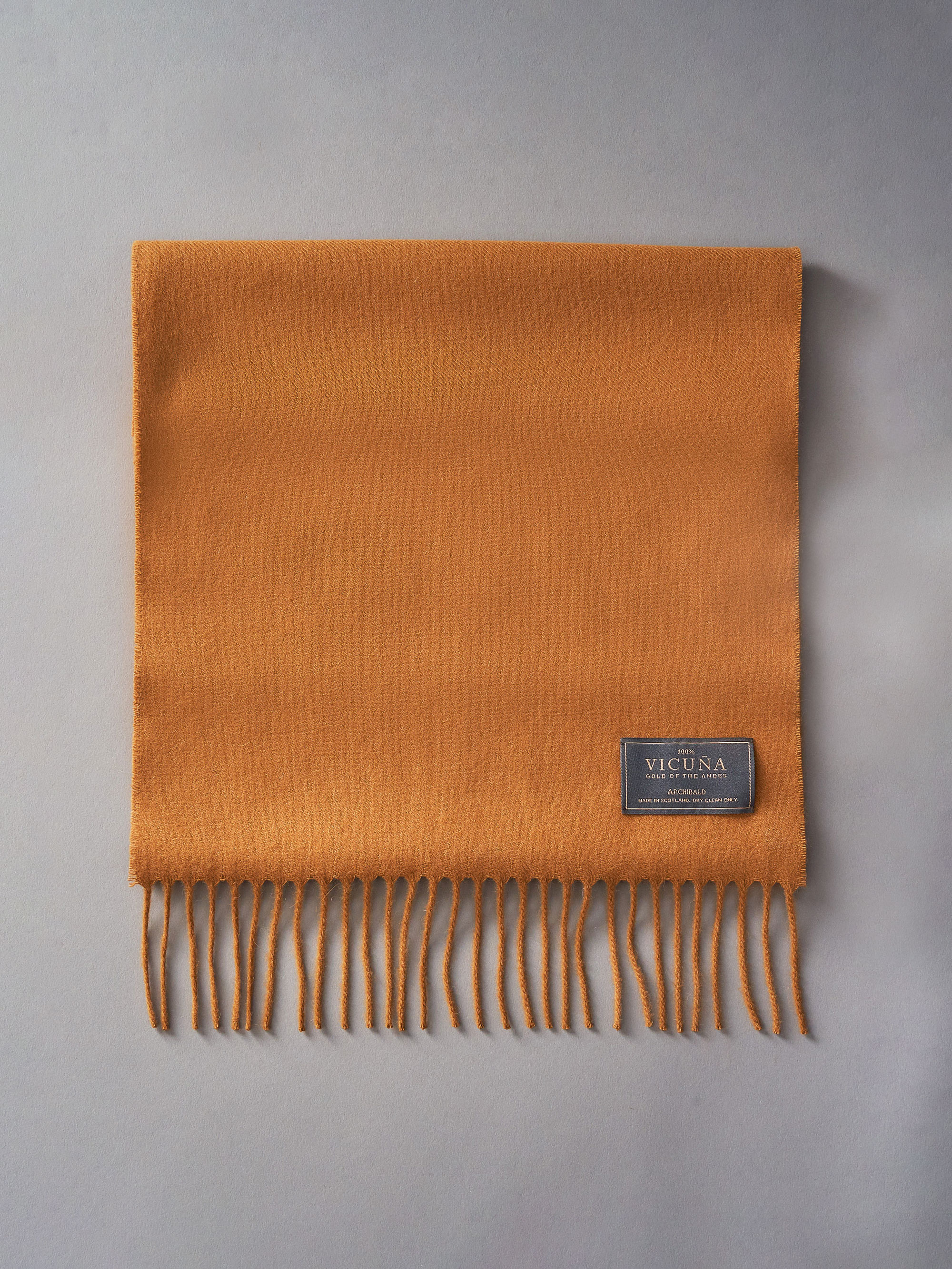 美品　ビクーニャ　VICUNA　BLEND　カシミヤ　ブラウン　ストール ビクーニャ100%】 ビキューナ マフラー ストール ユニセックス