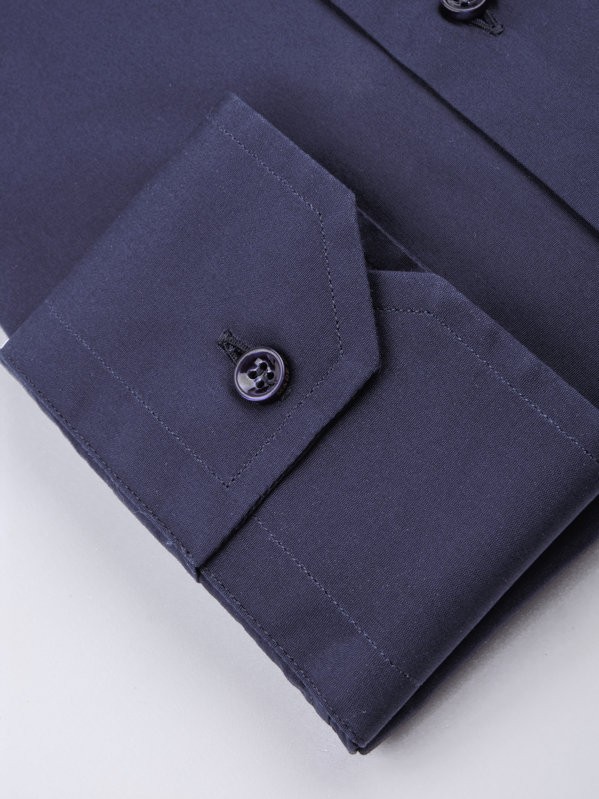 Button Down Collar One Button Cuff 120s Cotton Poplin Shirt