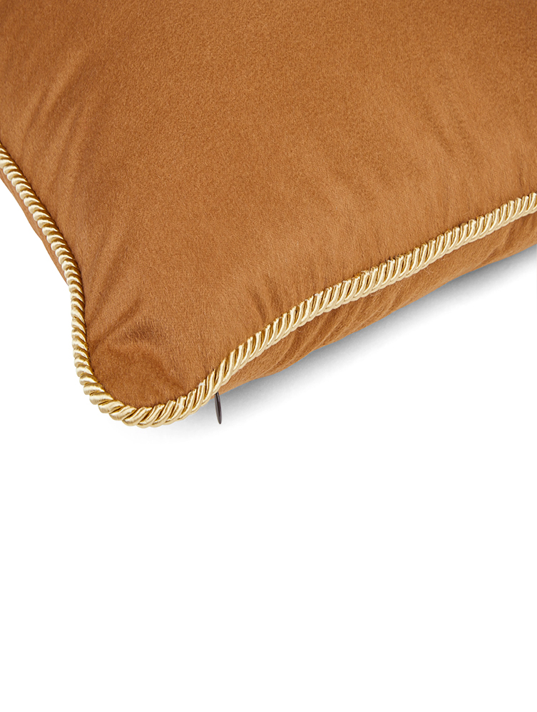 Vicuña Pillow with Welted Edges