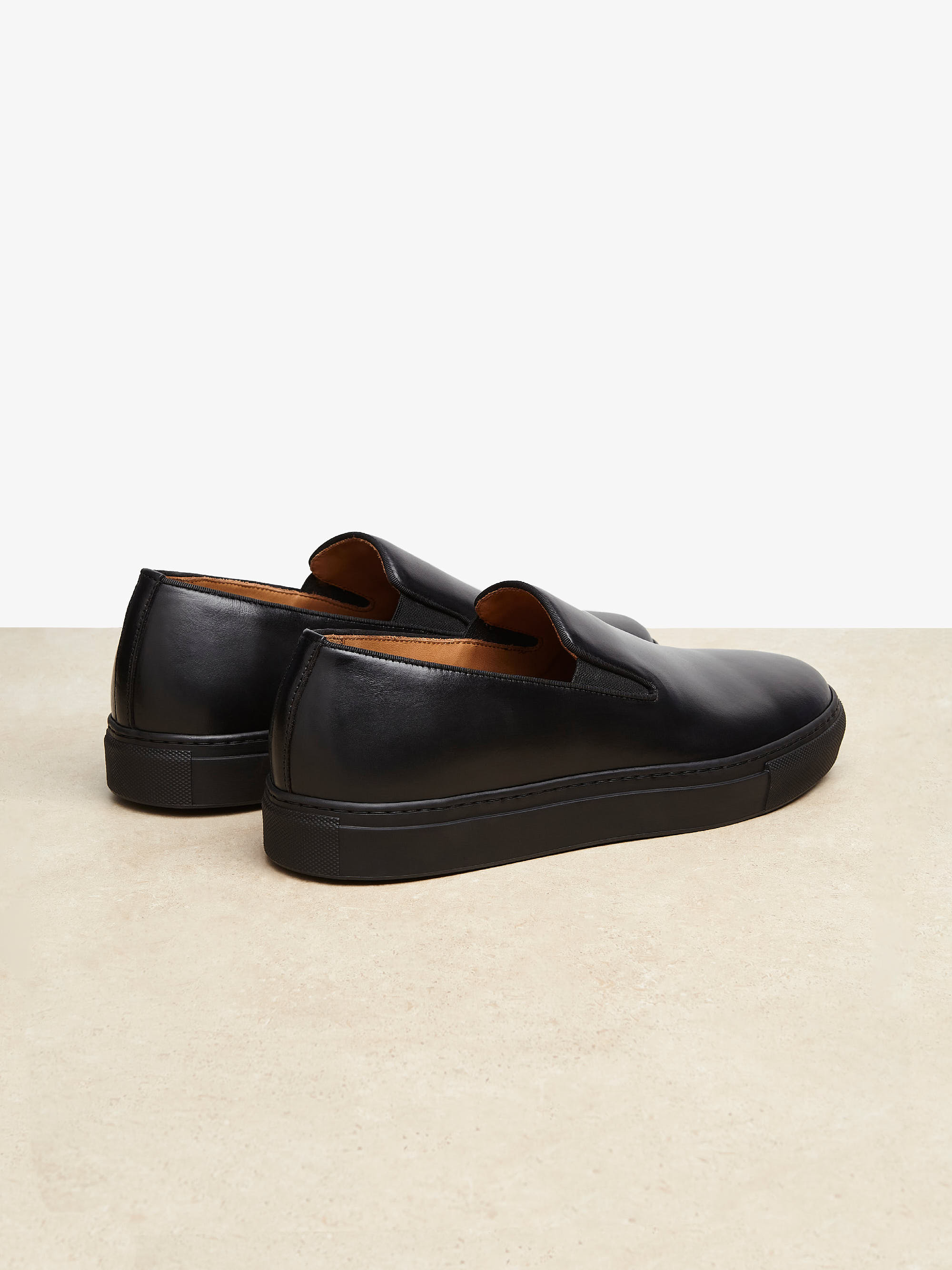 靴 [GRANCY] Fold-over Leather Shoes 44 The SF-02 Slip On in CXL #8 | Handmade in Corridonia, Italy | US