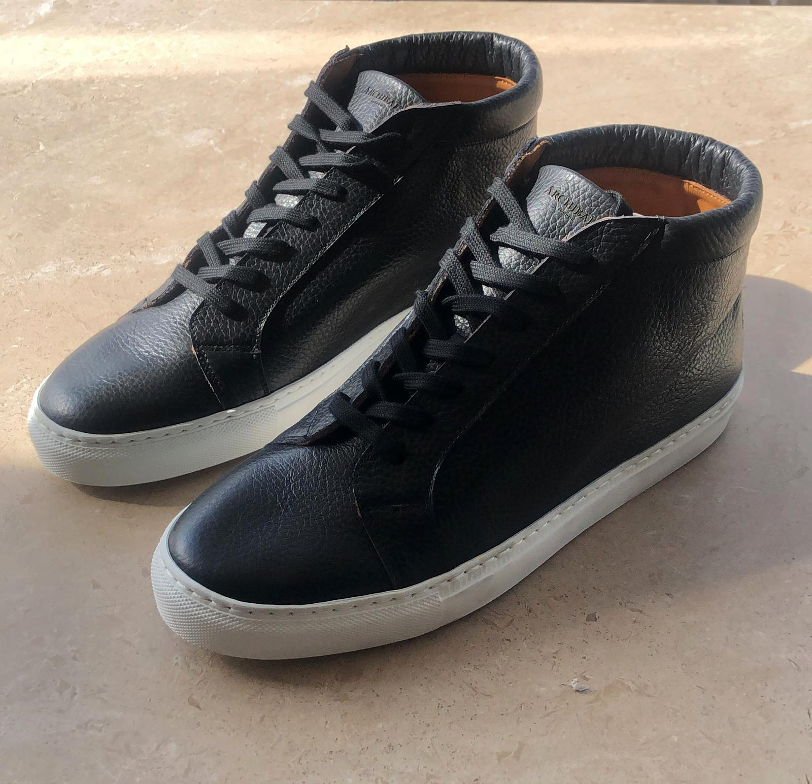The Ghirlandina High-Top Leather Sneakers