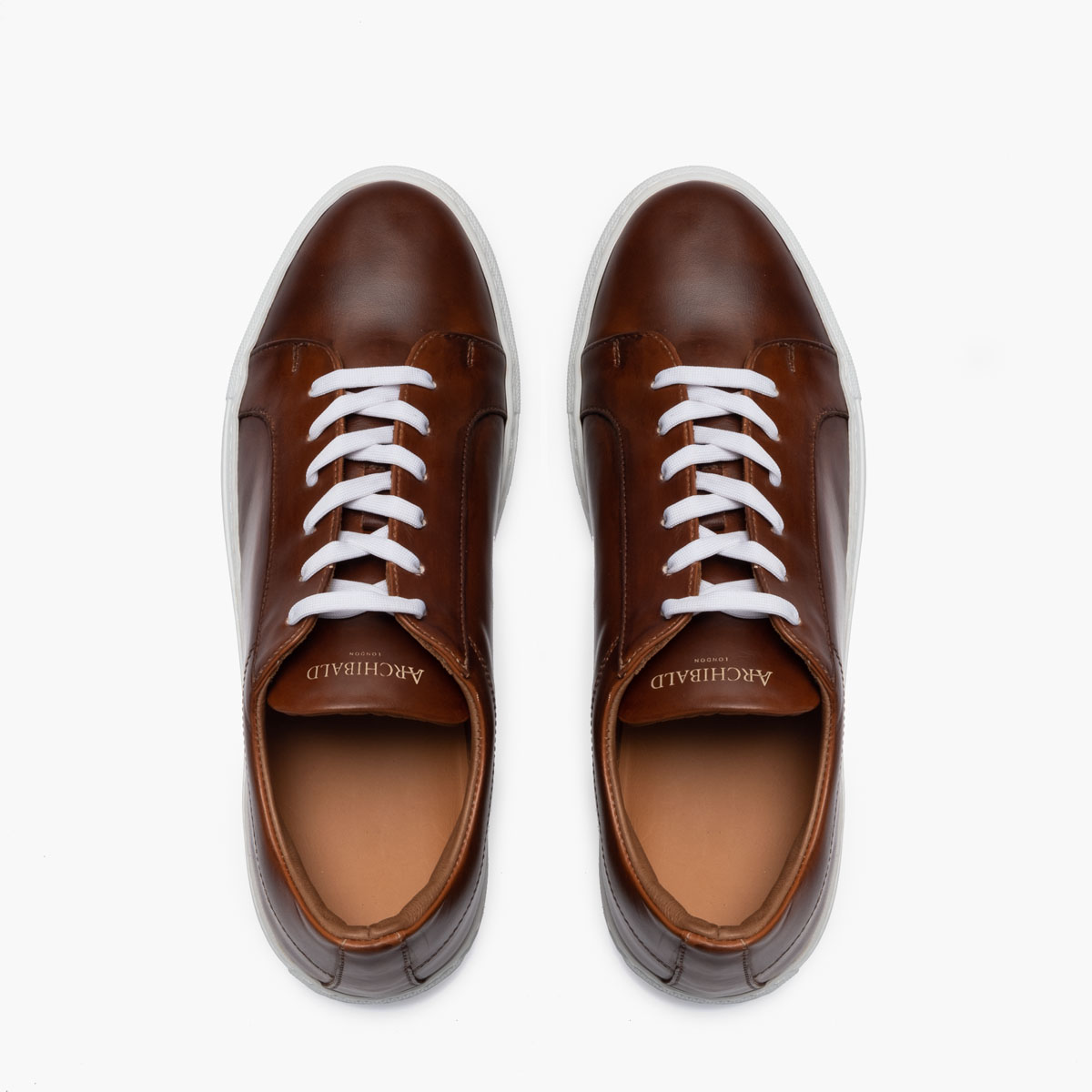 The Ghirlandina Low-Top Anticato Leather Sneakers v1 (Discontinued)