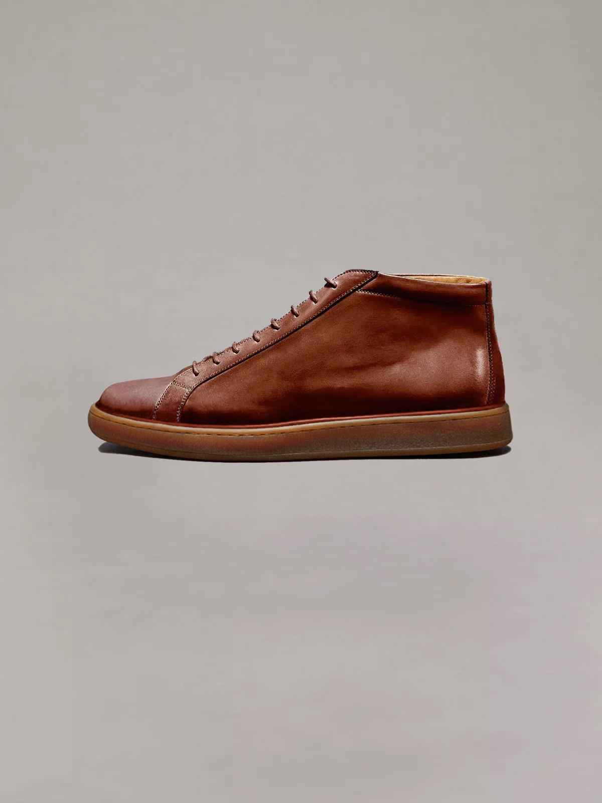 The Goodyear Mid-Top SF-01 in Bourbon Horween Shell Cordovan 